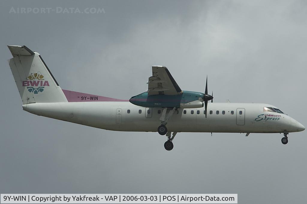 9Y-WIN, 1997 De Havilland Canada DHC-8-311Q Dash 8 C/N 499, BWEE Express Dash8-300