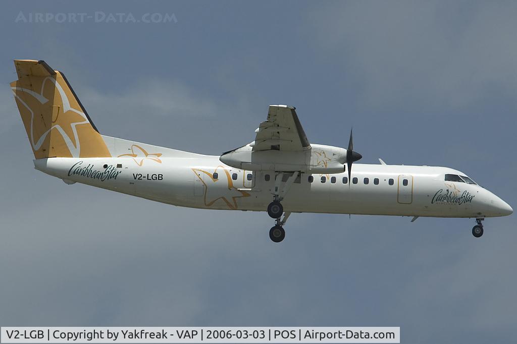 V2-LGB, 1991 De Havilland Canada DHC-8-311 Dash 8 C/N 266, Carribean Star Dash8-300