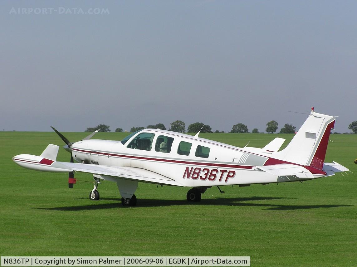 N836TP, 1984 Beech A36 Bonanza 36 C/N E=2124, Bonanza with winglets at Sywell