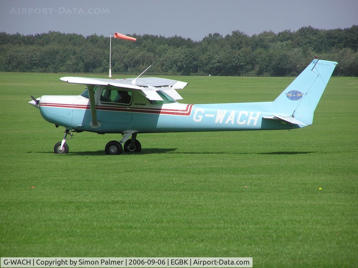 G-WACH, 1986 Reims FA152 Aerobat C/N 0425, Visiting Cessna at Sywell airfield