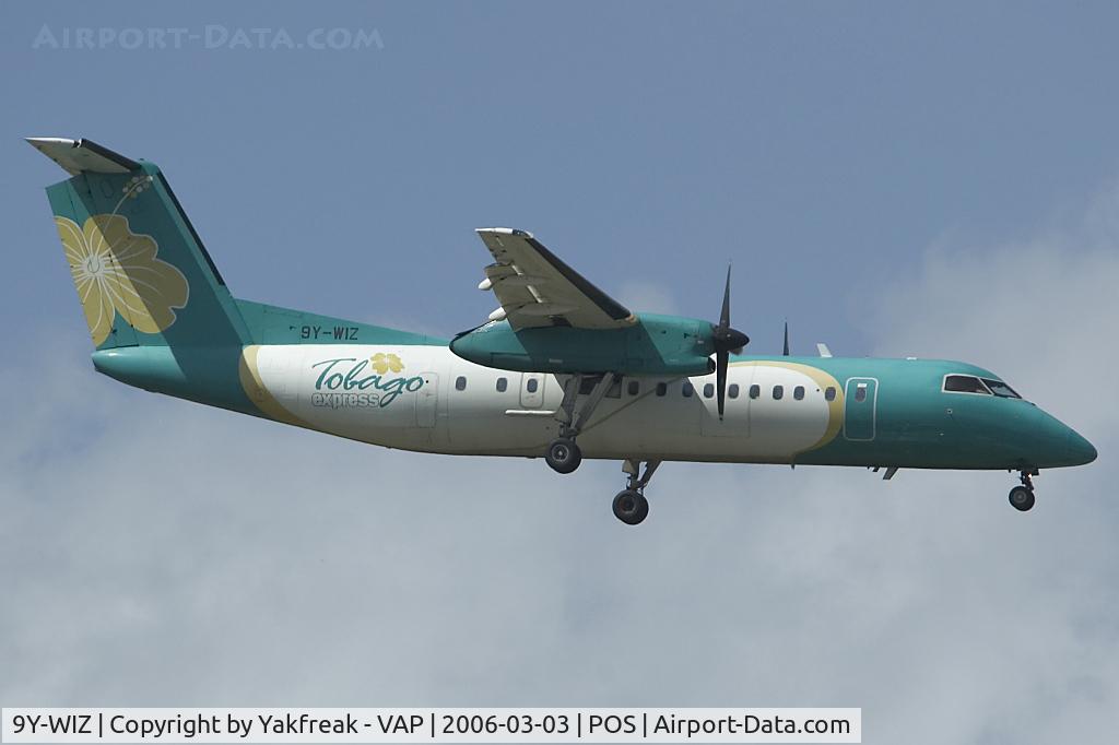 9Y-WIZ, 2000 De Havilland Canada DHC-8-315Q Dash 8 C/N 557, Tobago Express Dash8-300