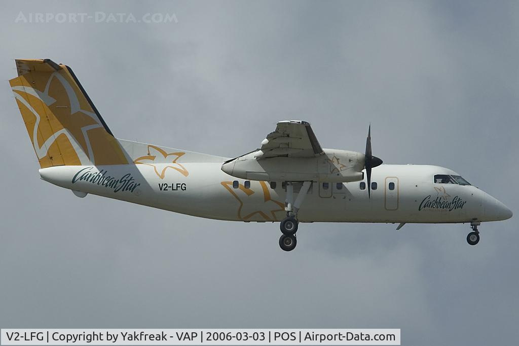 V2-LFG, 1991 De Havilland Canada DHC-8-102 Dash 8 C/N 268, Carribean Star Dash8-100