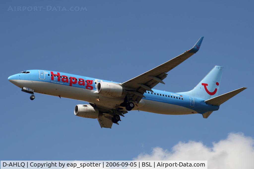 D-AHLQ, 2002 Boeing 737-8K5 C/N 32906, Daily flight PMI-BSL HLF 168