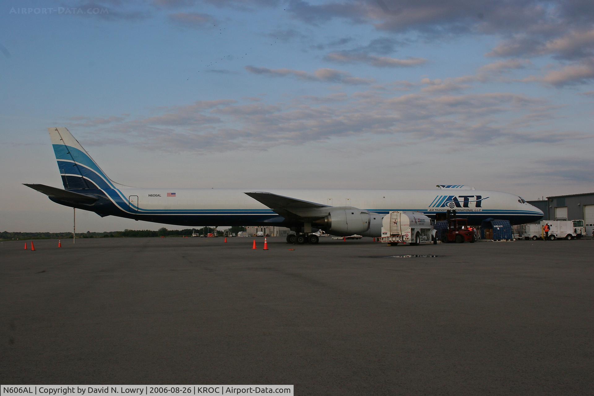 N606AL, 1969 Douglas DC-8-73F C/N 46044, N606Al at KROC.