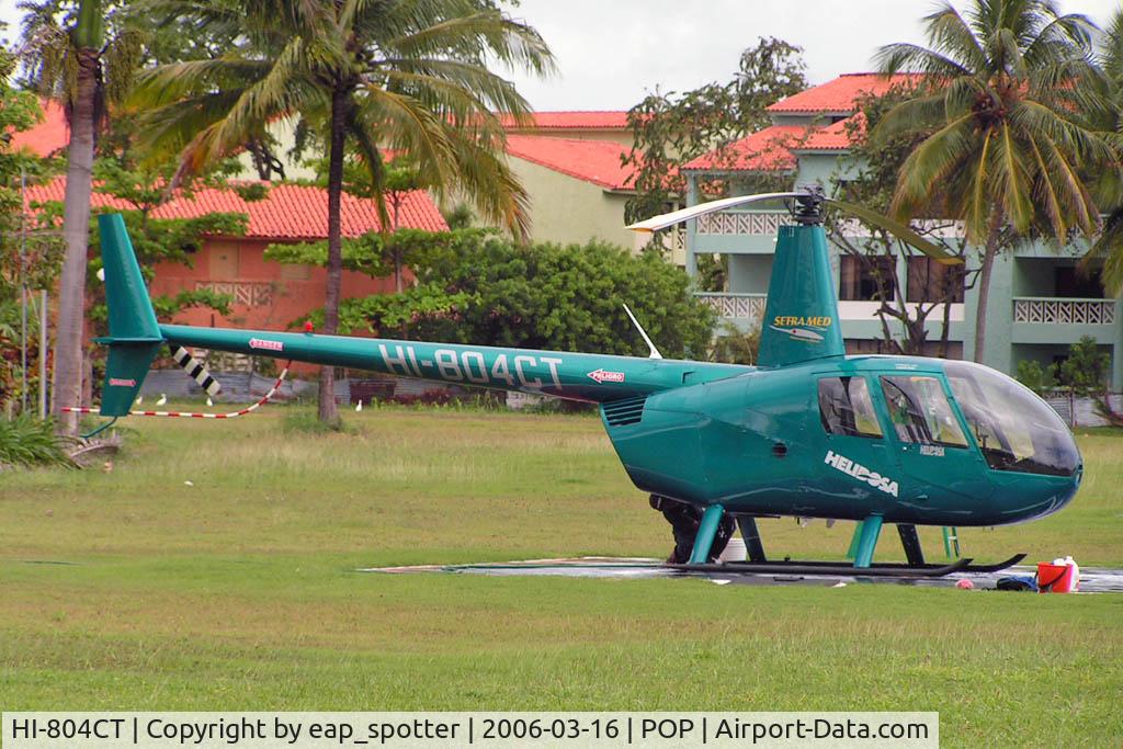 HI-804CT, 2005 Robinson R44 C/N 1451, off Heliport near the Playa Dorado Hotel Complex