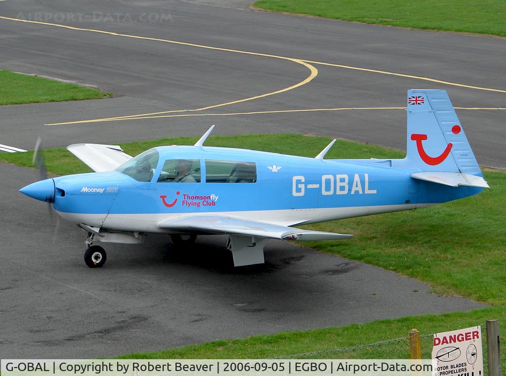 G-OBAL, 1986 Mooney M20J 201 C/N 24-1601, Mooney M20J