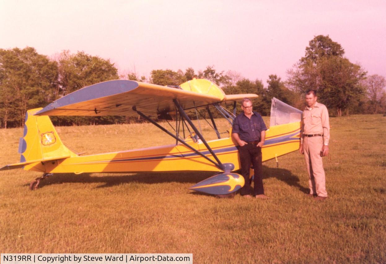 N319RR, 1974 Woodys Pusher WAS-2 C/N 166, Charles Ritter/ Sam Rice at Pine Prairie International