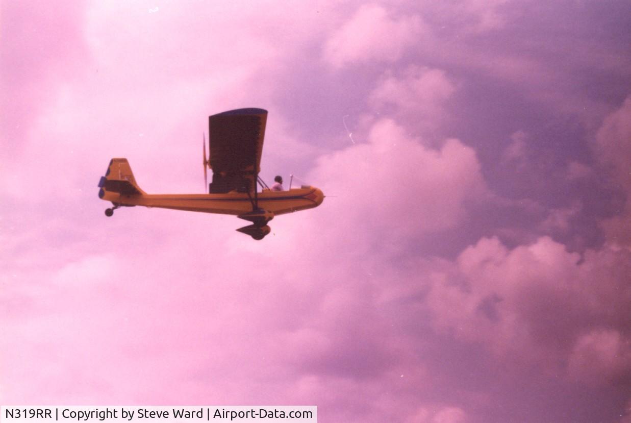 N319RR, 1974 Woodys Pusher WAS-2 C/N 166, DAMFINO in flight