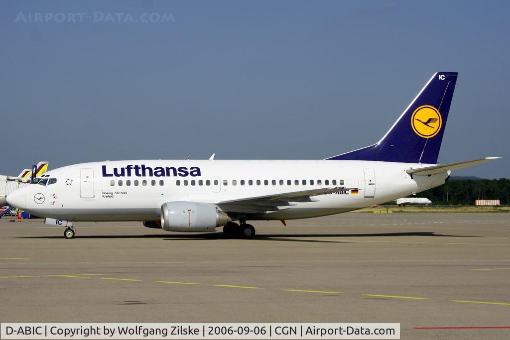 D-ABIC, 1990 Boeing 737-530 C/N 24817, visitor