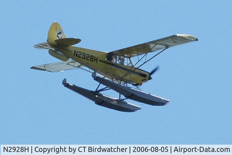 N2928H, 1988 Christen A-1 Husky C/N 1037, N2928H over Highland Lake near Stoddard, NH