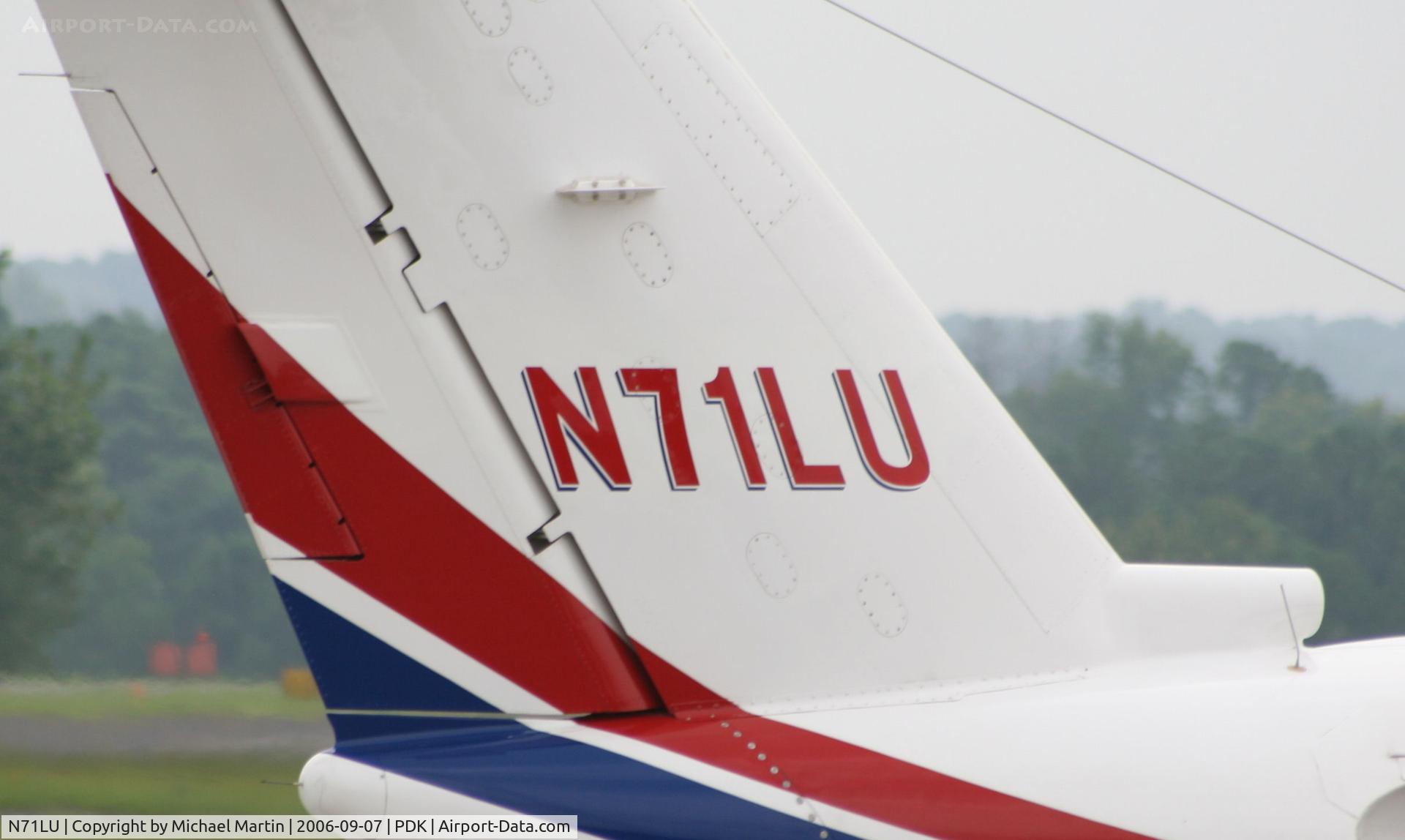 N71LU, 1983 Cessna 650 Citation III C/N 650-0019, Tail Numbers
