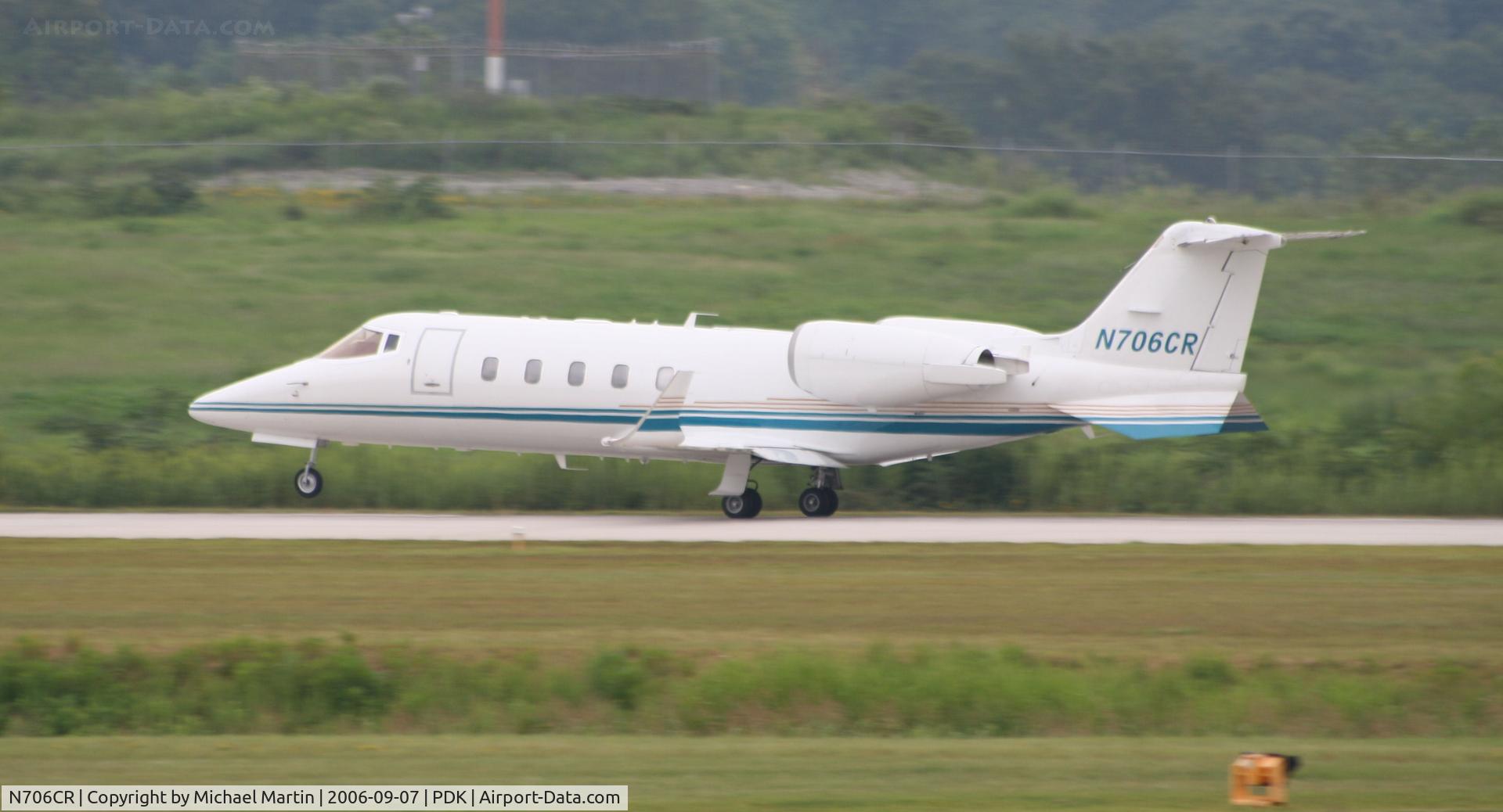 N706CR, 1999 Learjet Inc 60 C/N 168, Departing Runway 2R