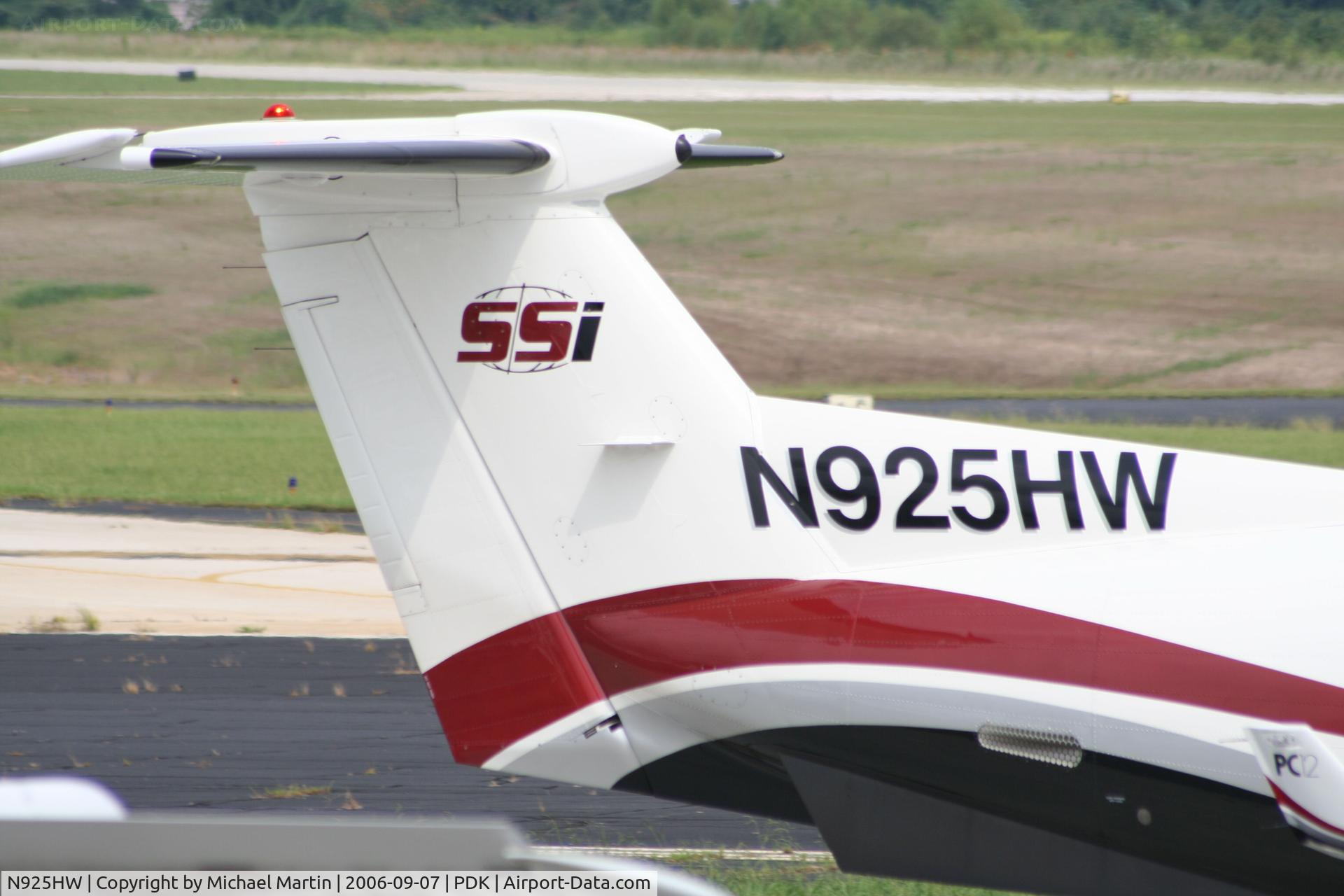 N925HW, 2002 Pilatus PC-12/45 C/N 444, Tail Numbers