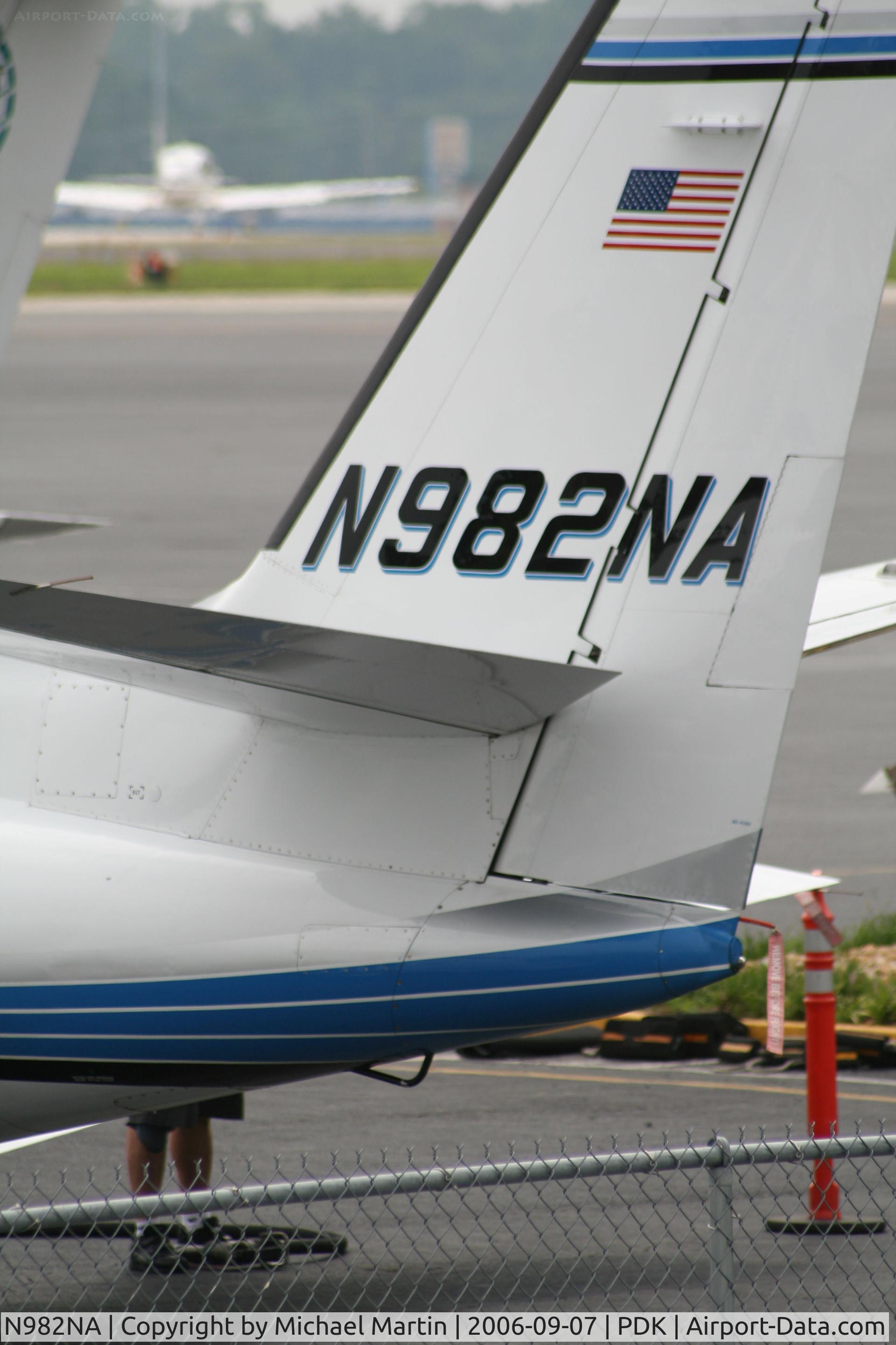 N982NA, 1982 Cessna 550 C/N 550-0345, Tail Numbers