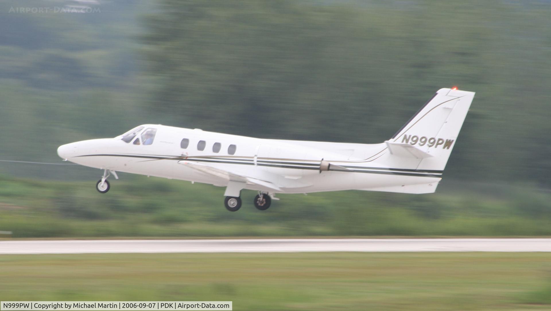 N999PW, 1980 Cessna 501 Citation I/SP C/N 501-0160, Departing Runway 2R