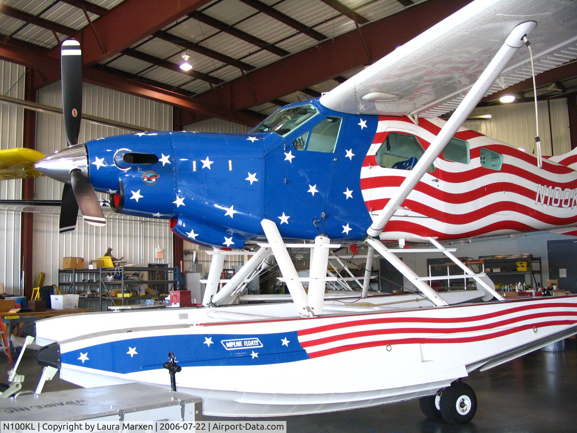 N100KL, 1955 De Havilland Canada DHC-2 Beaver Mk.1 (L20A) C/N 758 (1483), N100KL at Wipaire Inc. hangar at Fleming Field - South Saint Paul, Minnesota