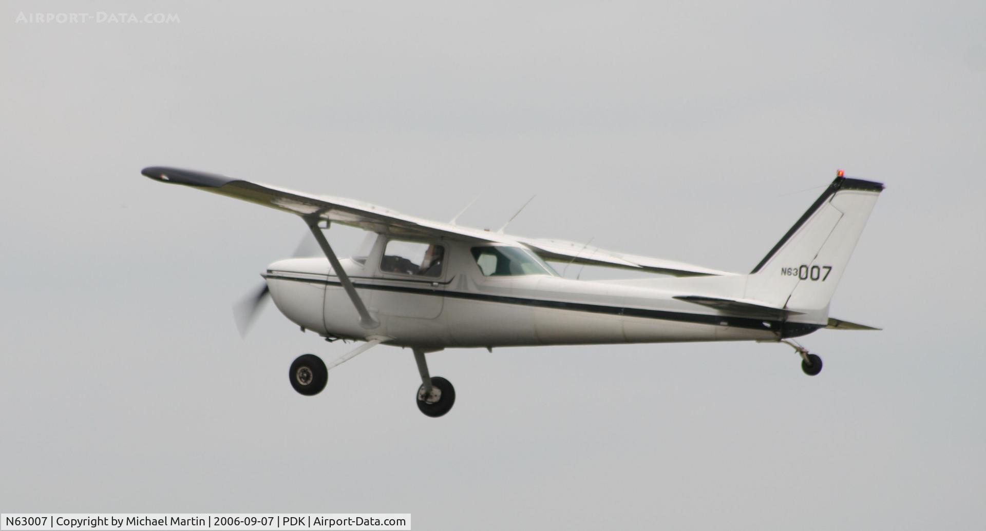 N63007, 1975 Cessna 150M C/N 15077043, This guy knows how to display his numbers!