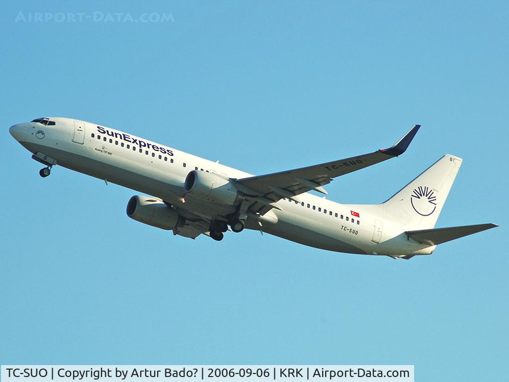 TC-SUO, 2001 Boeing 737-86Q C/N 30272, SunExpress