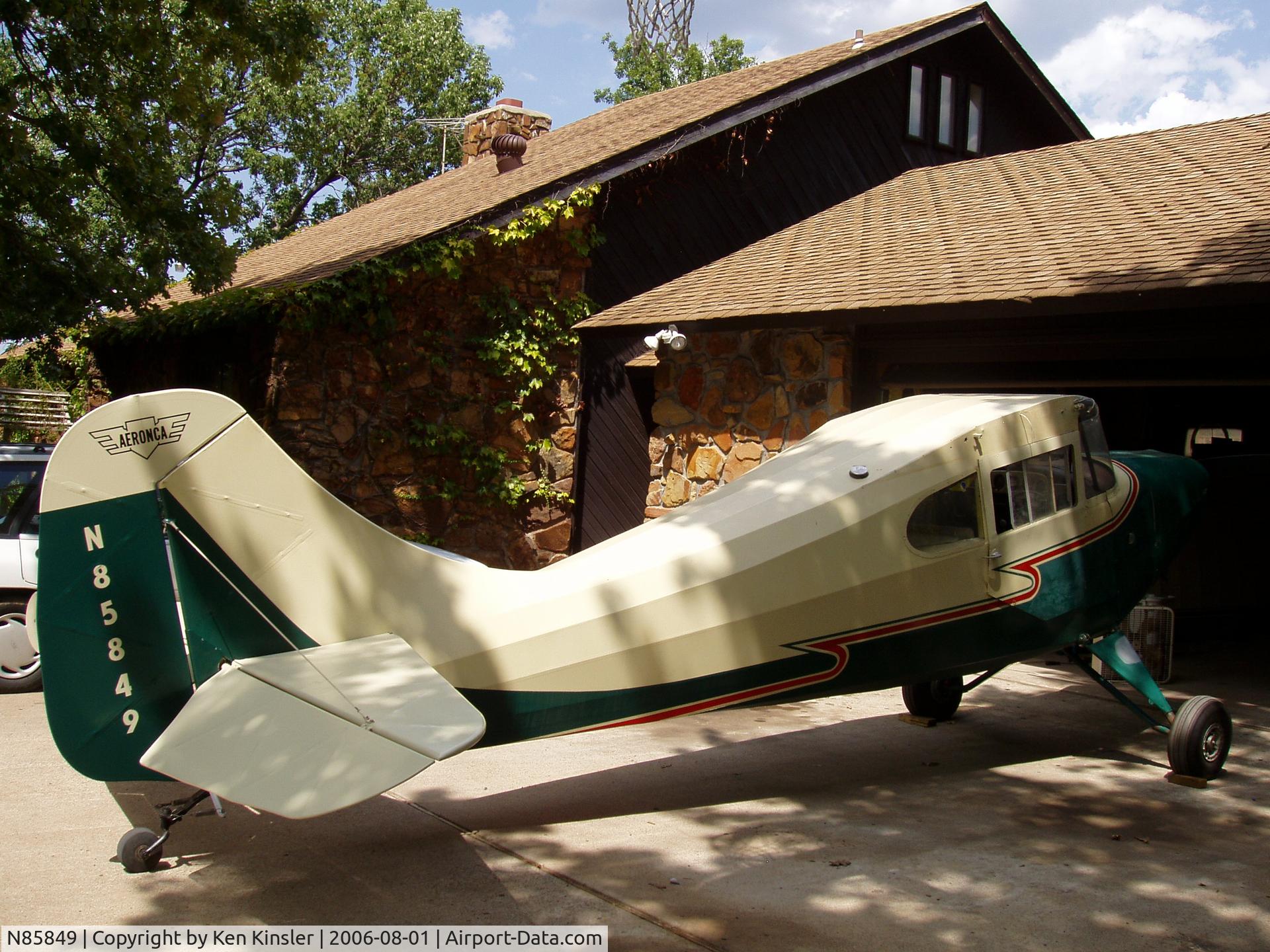 N85849, 1946 Aeronca 11AC Chief C/N 11AC-285, work in peogress