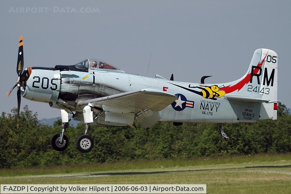 F-AZDP, Douglas AD-4N Skyraider C/N 7449, Douglas AD-4 Skyraider