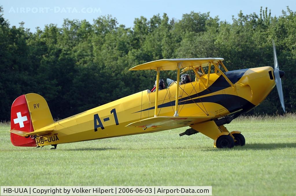 HB-UUA, 1936 Bucker Bu-131APM Jungmann C/N 08, Bücker Bü 131 Jungmann
