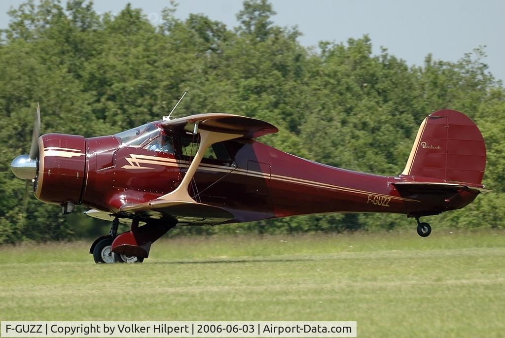 F-GUZZ, 1943 Beech D17S Staggerwing C/N 4823, Beechcraft D17S Staggerwing