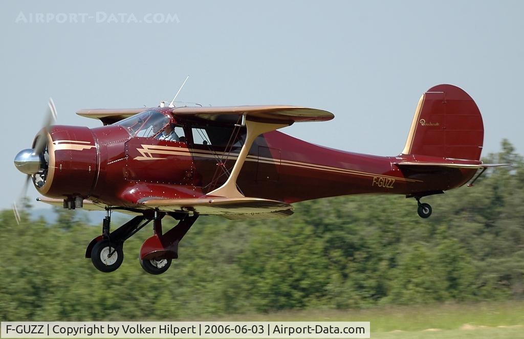F-GUZZ, 1943 Beech D17S Staggerwing C/N 4823, Beechcraft D17S Staggerwing