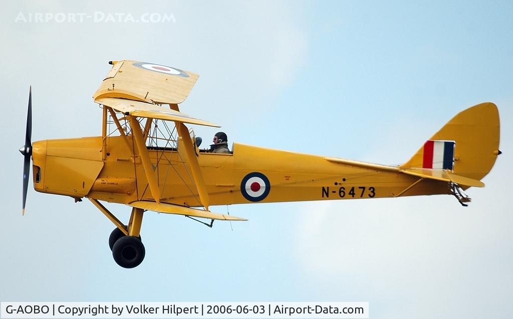 G-AOBO, 1938 De Havilland DH-82A Tiger Moth II C/N 3810, De Havilland DH.82 Tiger Moth