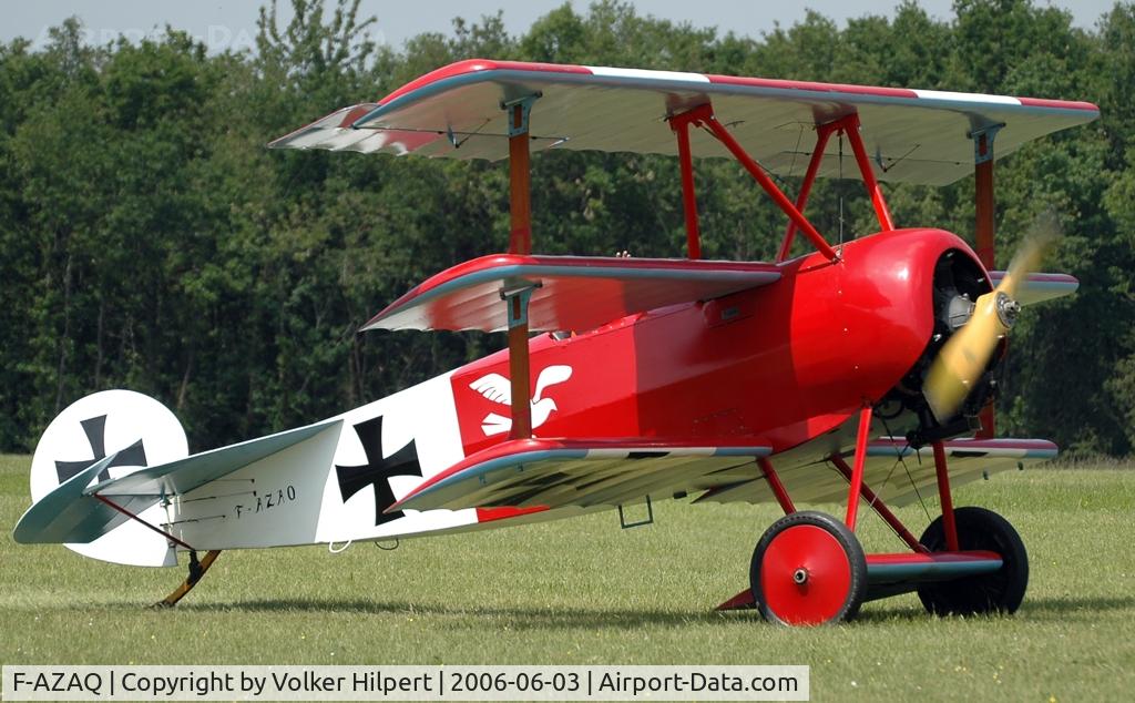 F-AZAQ, Fokker Dr.1 Triplane Replica C/N 01, Fokker Dr.1
