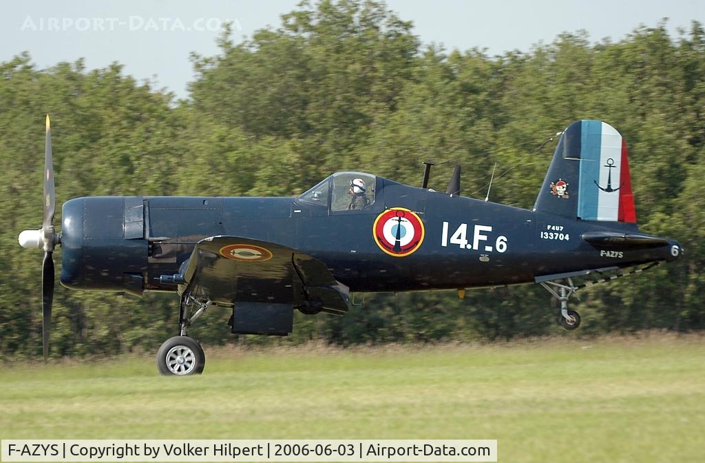 F-AZYS, Vought F4U-5N Corsair C/N Not found (Bu124541), Change-Vought F4U7 Corsair