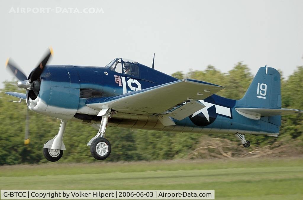 G-BTCC, 1944 Grumman F6F-5K Hellcat. C/N A-1733, Grumman F6F Hellcat