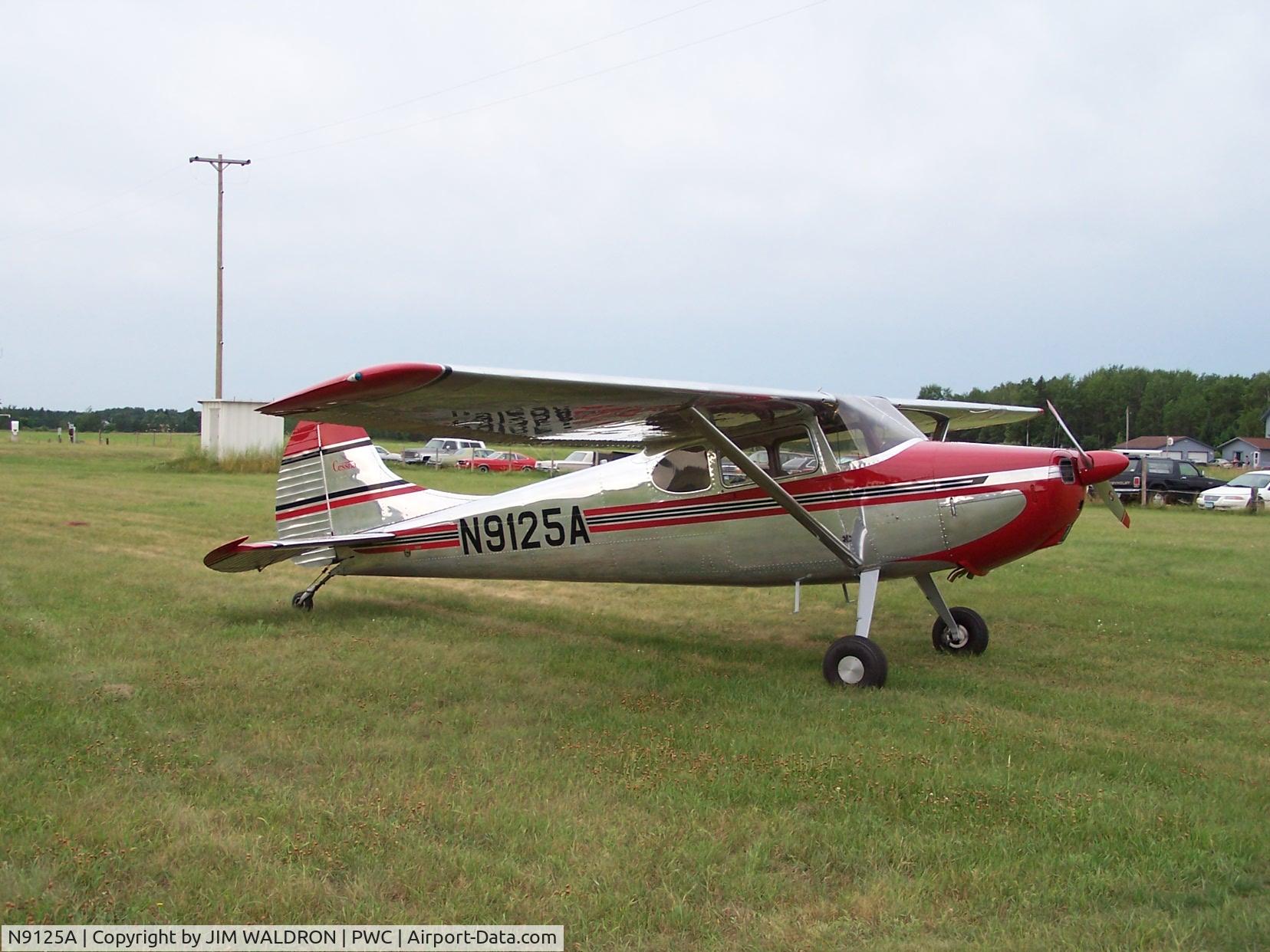 N9125A, 1949 Cessna 170A C/N 18884, READY FOR TAKE OFF