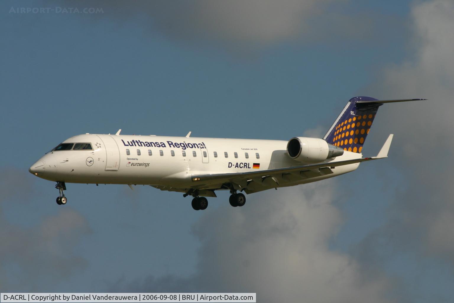 D-ACRL, 2004 Bombardier CRJ-200ER (CL-600-2B19) C/N 7902, arrival of flight LH4632 from Stuttgart