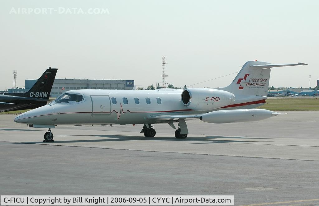 C-FICU, 1979 Learjet 35A C/N 249, Parked at Landmark