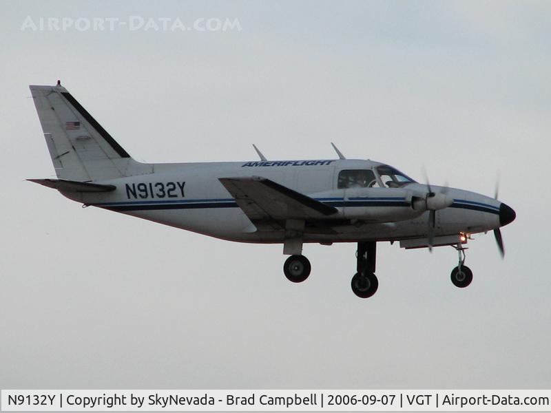 N9132Y, 1968 Piper PA-31-310 Navajo C/N 31-178, Ameriflight Inc. / 1968 Piper PA-31-310