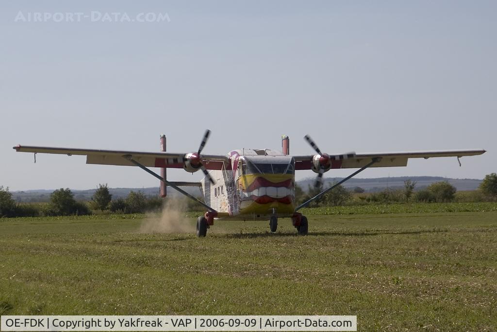 OE-FDK, 1972 Short SC-7 Skyvan 3A-100 C/N SH.1901, Pink Aviation Skyvan at Aspersdorf