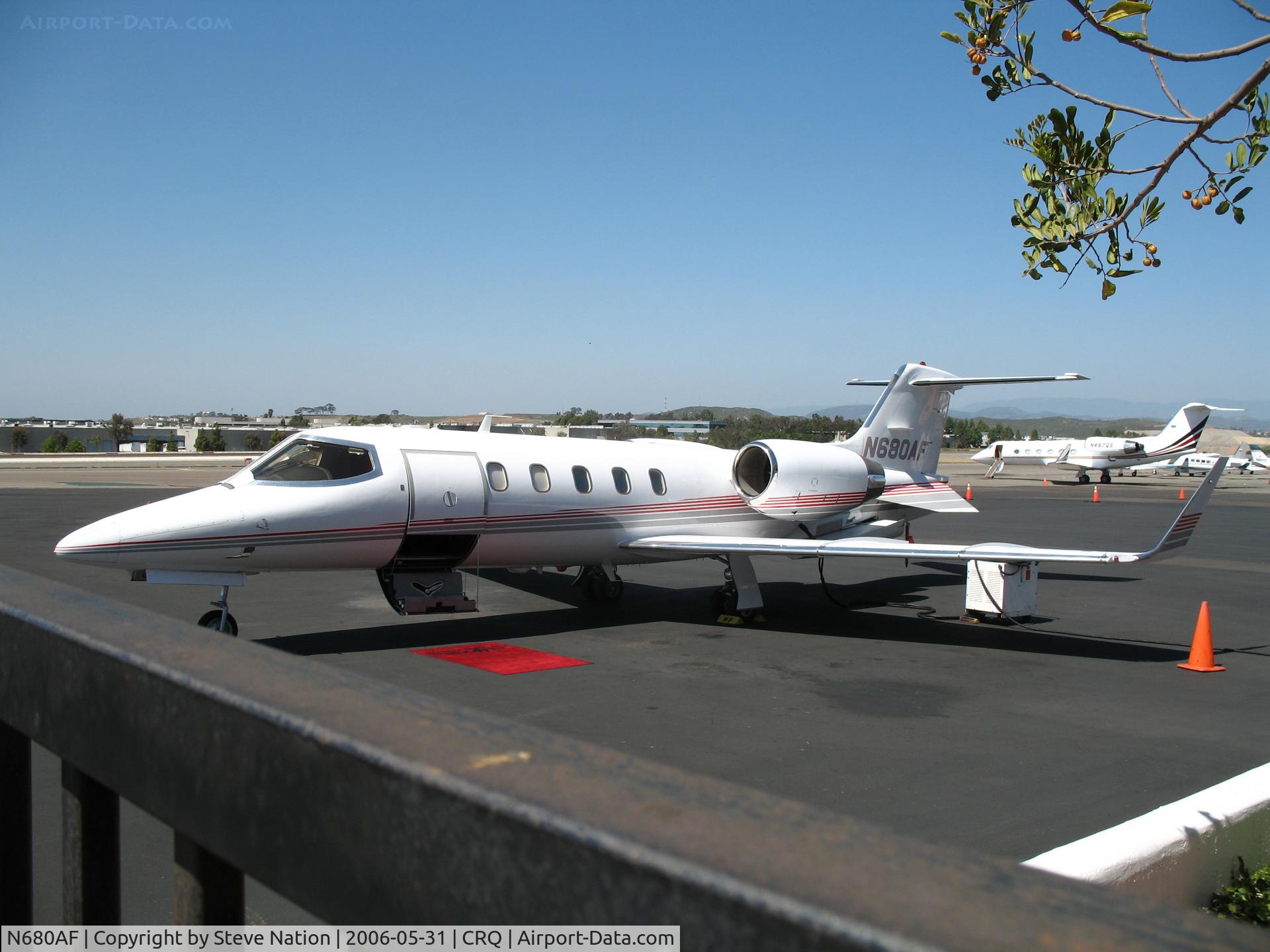 N680AF, 1992 Learjet 31A C/N 068, GWR Aviation (Houston) 1992 Learjet 31A visiting @ McClellan-Palomar Airport, CA