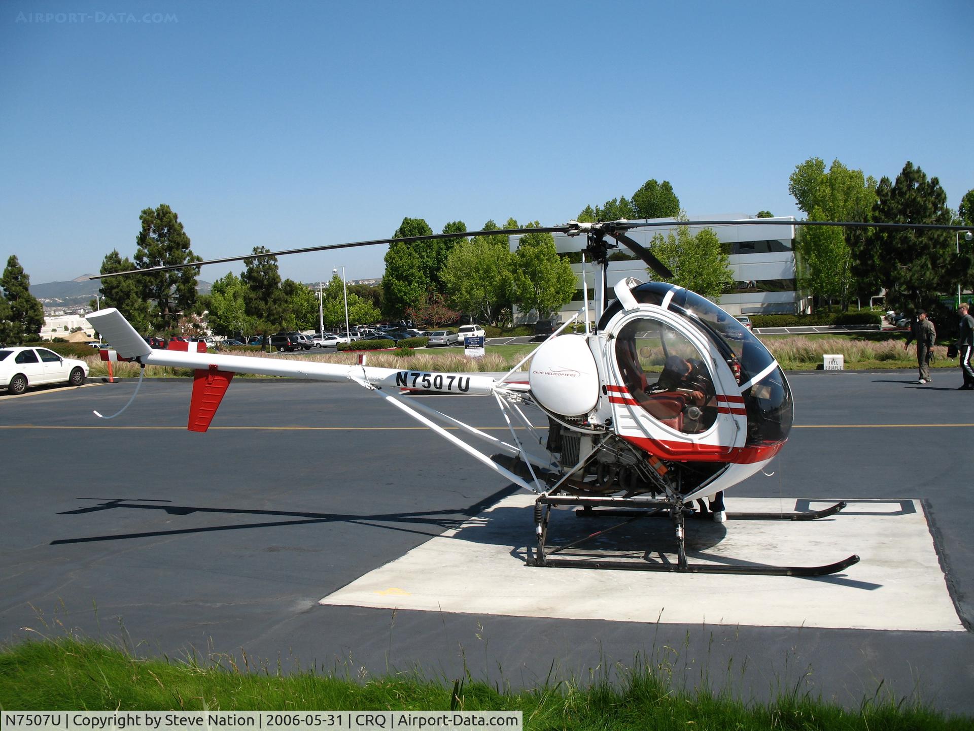N7507U, 1989 Schweizer 269C C/N S1393, Civic Helicopters Schweizer 269C @ McClellan-Palomar Airport, CA