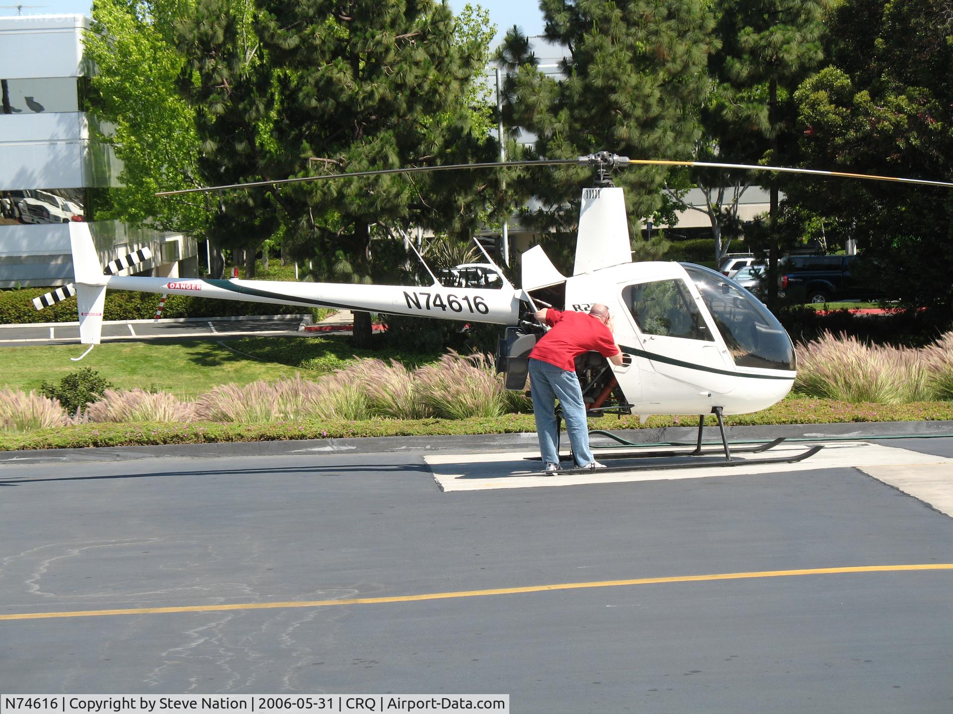 N74616, 2006 Robinson R22 BETA C/N 4012, Civic Helicopters 2006 Robinson Helicopter R22 BETA @ McClellan-Palomar Airport, CA