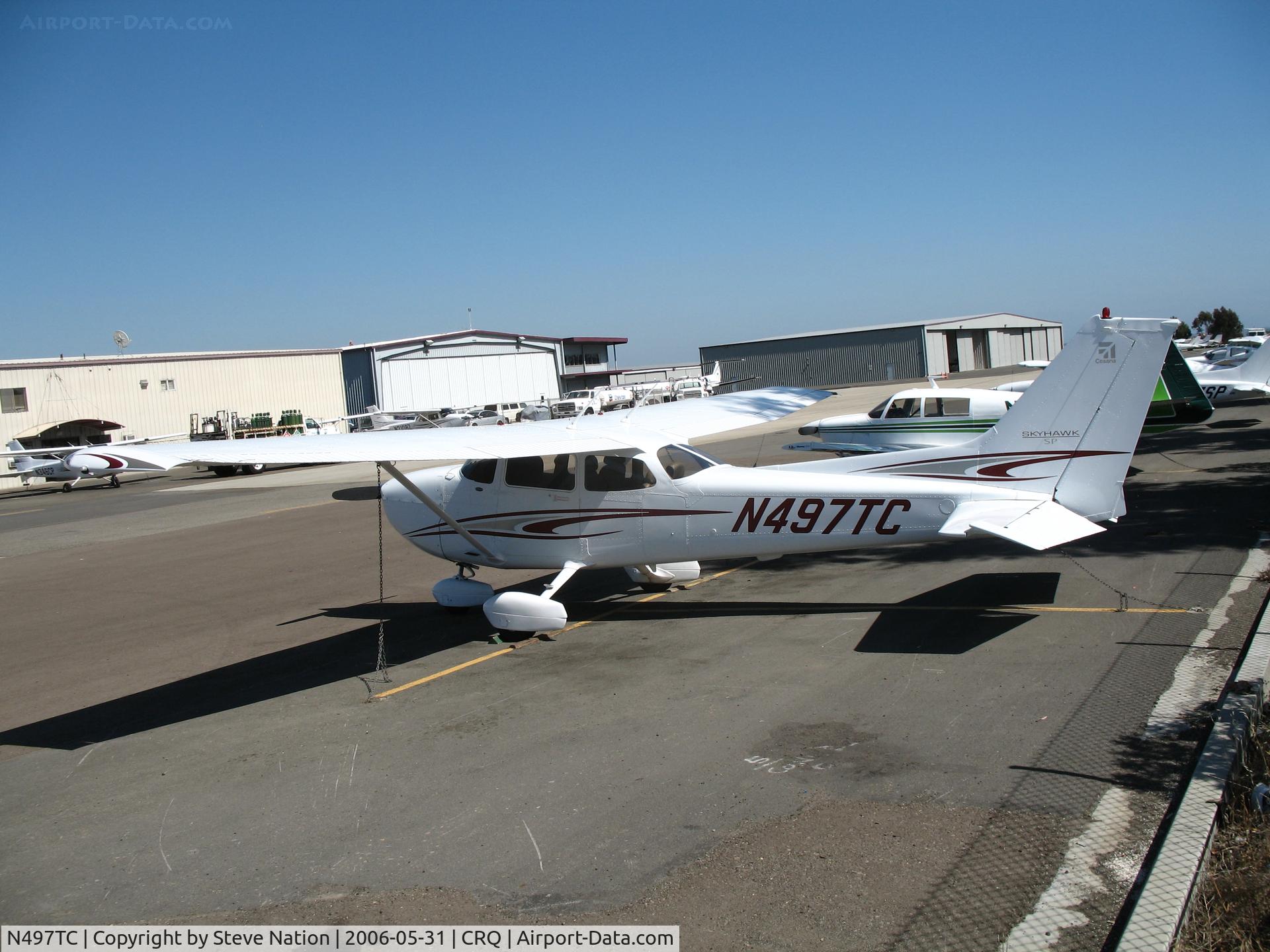 N497TC, 2005 Cessna 172S C/N 172S9870, Pinnacle Aviation Services 2005 Cessna 172S @ McClellan-Palomar Airport, CA
