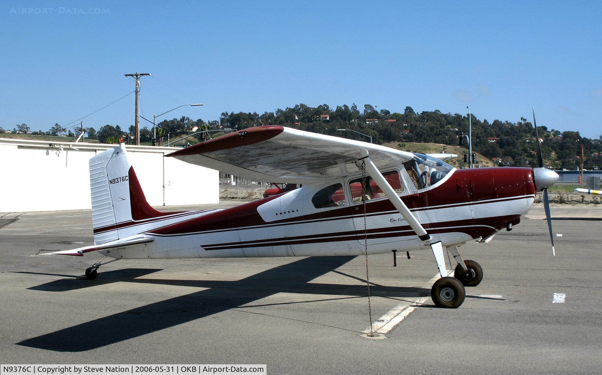 N9376C, 1955 Cessna 180 C/N 31774, 1955 Cessna 180 visiting from Washington @ Oceanside Municipal Airport, CA