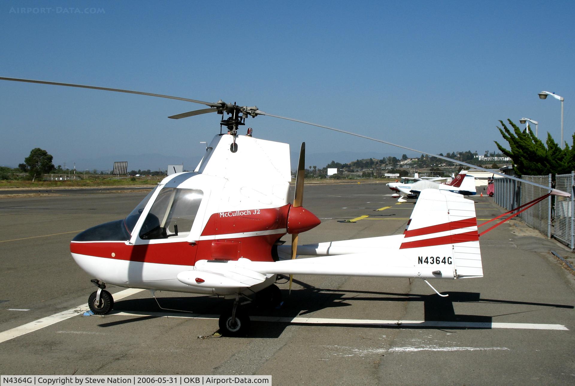 N4364G, 1972 Mcculloch J-2 C/N 074, 