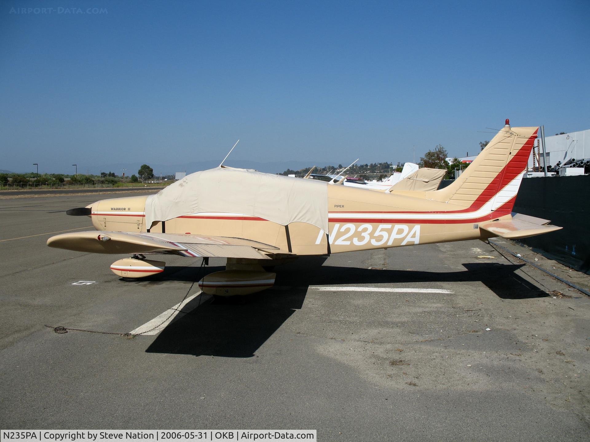 N235PA, 1978 Piper PA-28-161 C/N 28-7816678, 1978 Piper PA-28-161 under cover @ Oceanside Municipal Airport, CA