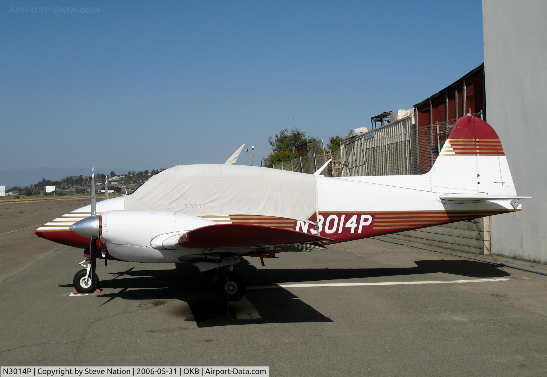 N3014P, 1957 Piper PA-23 C/N 23-923, JK Aviation 1957 Piper PA-23 Apache with cover @ Oceanside Municipal Airport, CA