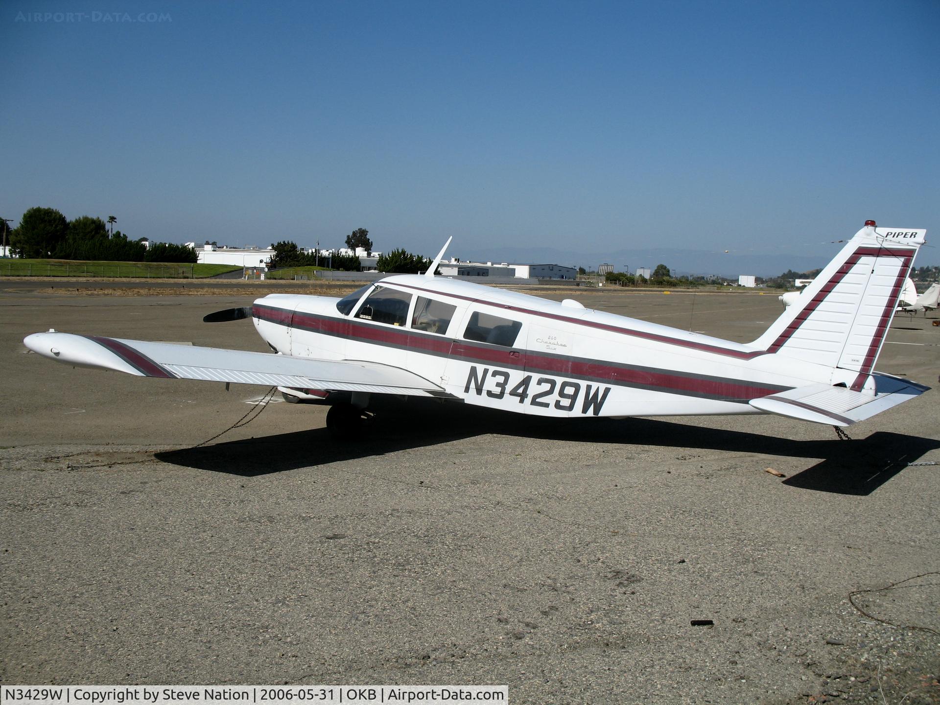 N3429W, 1966 Piper PA-32-260 Cherokee Six C/N 32-290, 1966 Piper PA-32-260 visiting from Lake Havasu, AZ @ Oceanside Municipal Airport, CA