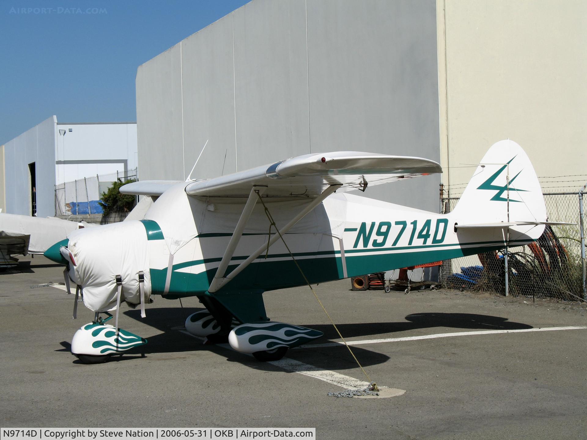 N9714D, 1959 Piper PA-22-160 Tri Pacer C/N 22-6626, 1959 Piper PA-22160 wrapped up @ Oceanside Municipal Airport, CA