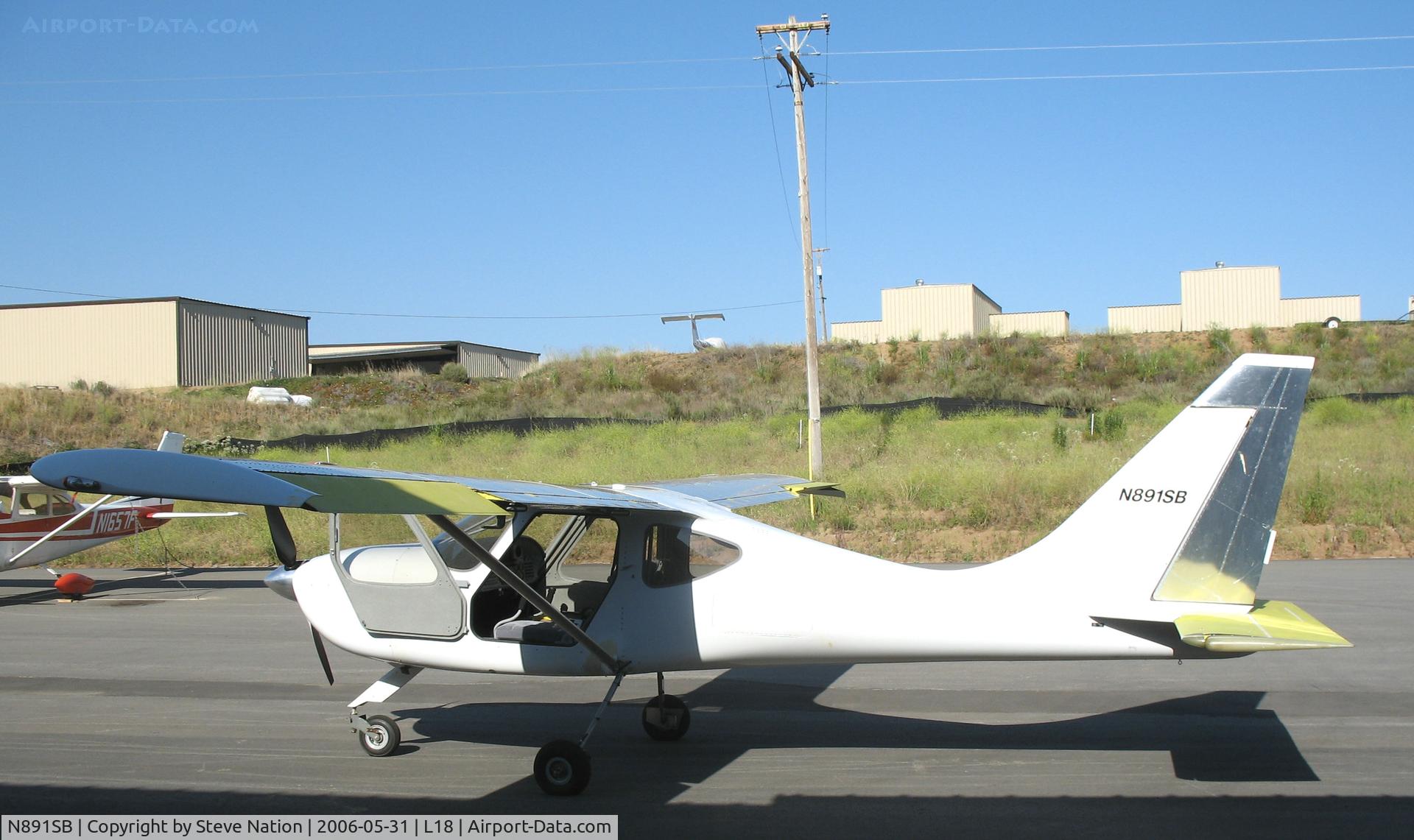 N891SB, 2006 Stoddard-Hamilton GlaStar C/N 5507, 2005 Tillinghast GLASTAR homebuilt @ Fallbrook Community Airpark Airport, CA