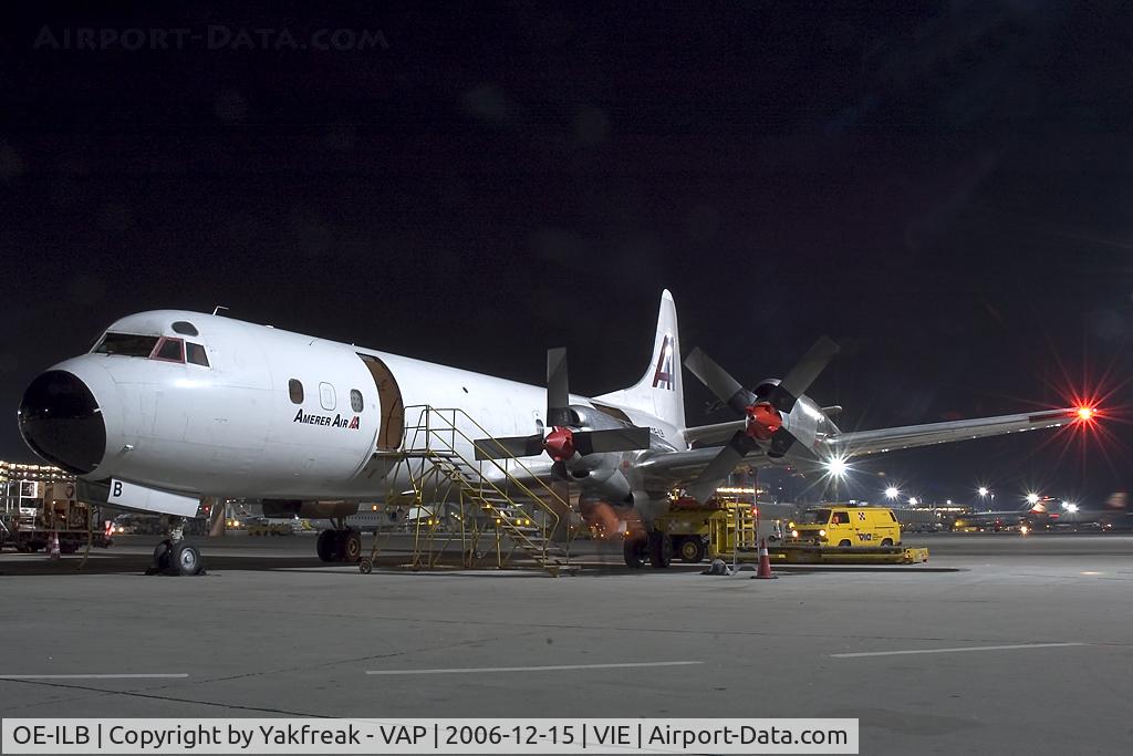 OE-ILB, 1959 Lockheed L-188A(F) Electra C/N 1039, Amerer Air Lockheed Electra