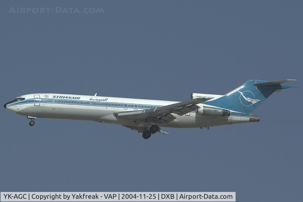 YK-AGC, 1976 Boeing 727-294 C/N 21205/1198, Syrianair Boeing 727-200