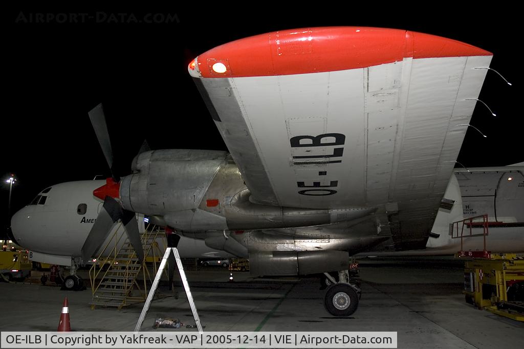 OE-ILB, 1959 Lockheed L-188A(F) Electra C/N 1039, Amerer Air Lockheed Electra